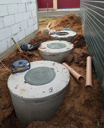 Септики из бетонных колец под ключ в Чеховском районе